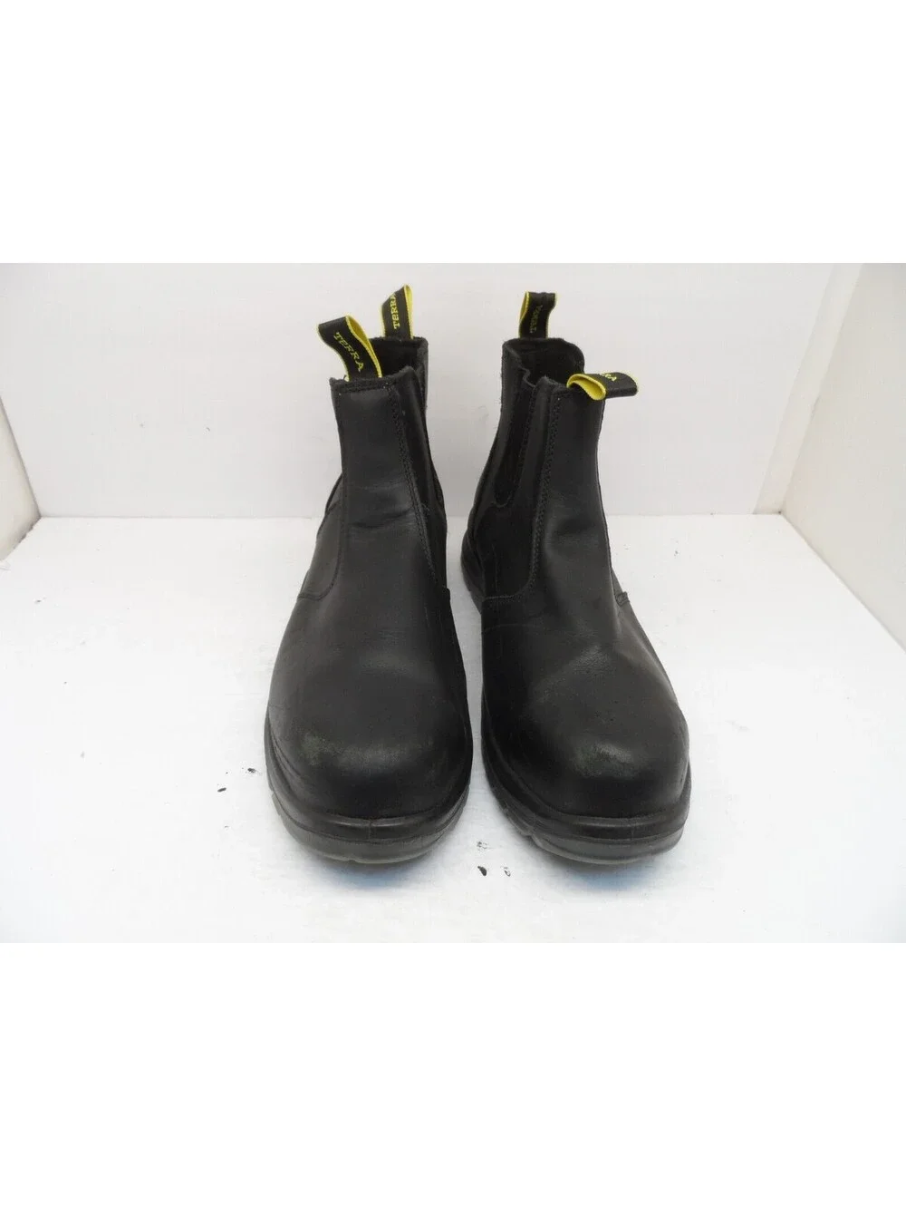 Terra Men's Slip-On Murphy Composite Toe Composite Plate Work Boots Black 11.5M